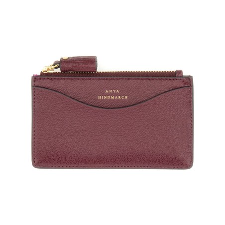 "PEEPING EYES" CARD HOLDER WITH ZIPPER