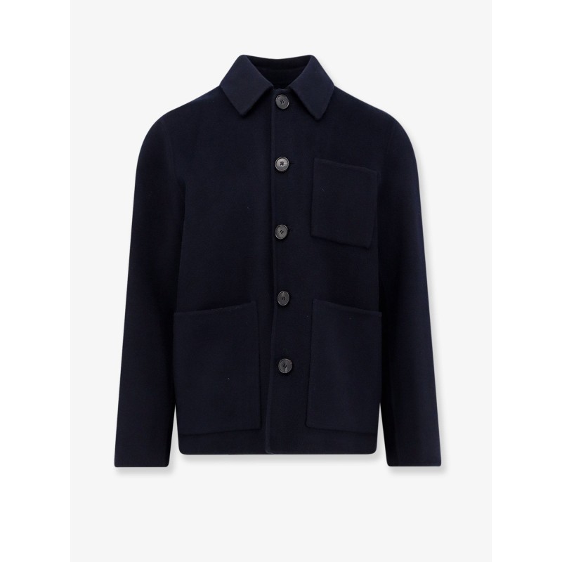 Wool and cashmere coat