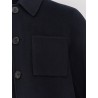 Wool and cashmere coat