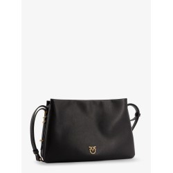 Triplet leather shoulder bag