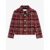 Madras wool, cotton and mohair blazer
