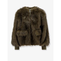 Synthetic fur jacket