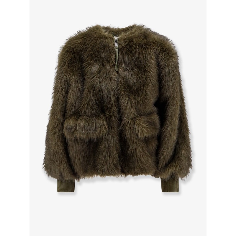 Synthetic fur jacket