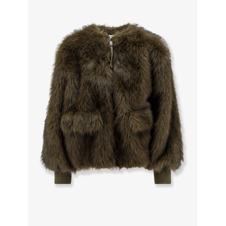 Synthetic fur jacket