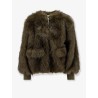 Synthetic fur jacket