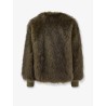 Synthetic fur jacket