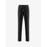 Virgin wool trousers with drawstring