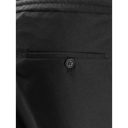 Virgin wool trousers with drawstring