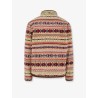 Multicolor recycled material sweatshirt