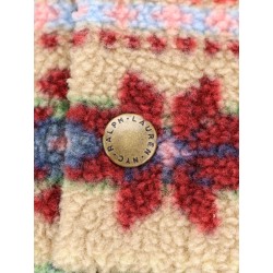 Multicolor recycled material sweatshirt