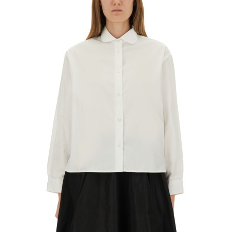 COTTON POPLIN BOXY SHIRT