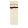SOCKS WITH DISTRESSED DETAILS AND STRIPES