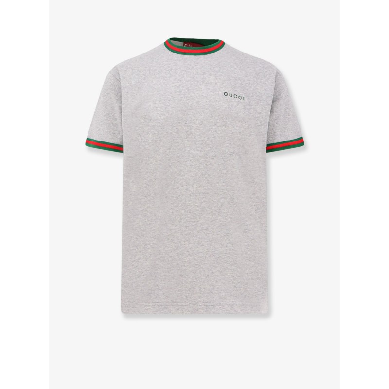Cotton t-shirt with Web detail