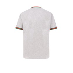 Cotton t-shirt with Web detail