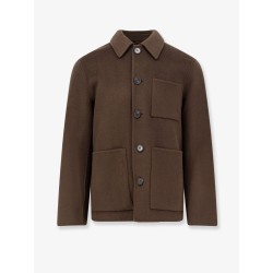 Wool and cashmere coat