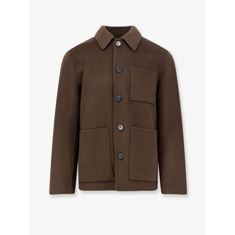 Wool and cashmere coat