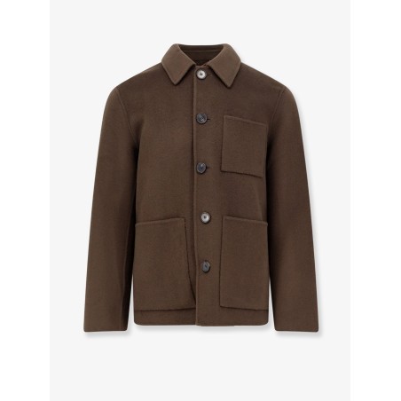 Wool and cashmere coat