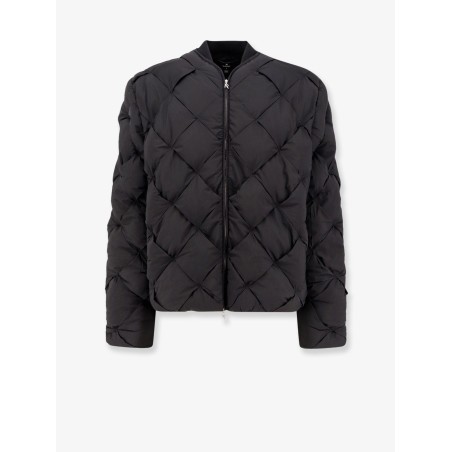 Featherless stretch nylon down jacket