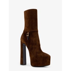Nico suede plateau ankle boots