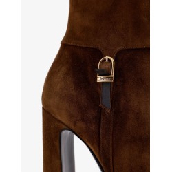 Nico suede plateau ankle boots
