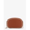 Rockstud leather shoulder bag