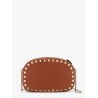 Rockstud leather shoulder bag