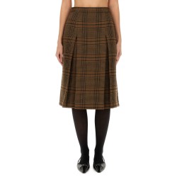 WOOL AND CASHMERE MIDI SKIRT