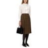 WOOL AND CASHMERE MIDI SKIRT