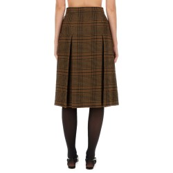 WOOL AND CASHMERE MIDI SKIRT