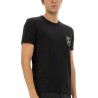 COTTON T-SHIRT WITH HERALDIC PATCH