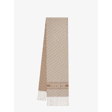 Dior Oblique Natte cashmere scarf