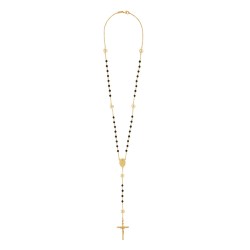 ROSARY NECKLACE WITH NATURAL STONES