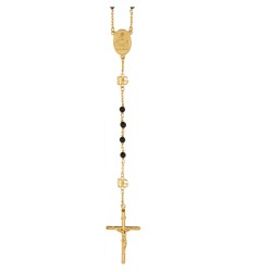 ROSARY NECKLACE WITH NATURAL STONES
