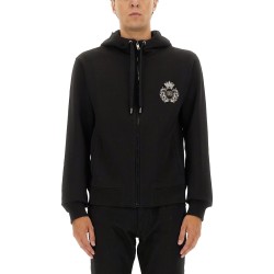 SWEATSHIRT WITH HERALDIC PATCH