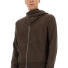 ASYMMETRICAL ZIPPER SWEATSHIRT