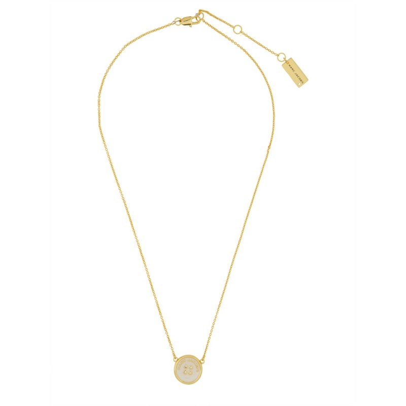 "BUTTON PENDANT" NECKLACE