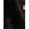 Faux shearling short dress