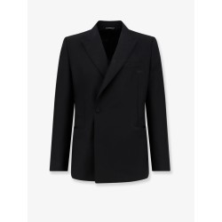 Oblique vigin wool and mohair blazer
