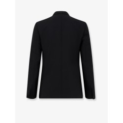 Oblique vigin wool and mohair blazer