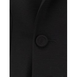 Oblique vigin wool and mohair blazer