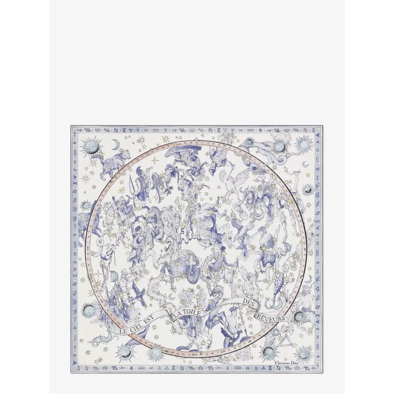 Dior Night of Dreams silk twill foulard