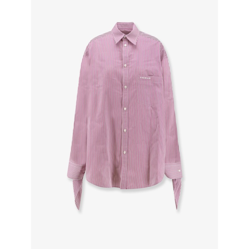 Knotted Cuffs cotton shirt