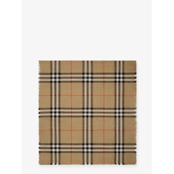 Certified wool and silk scarf