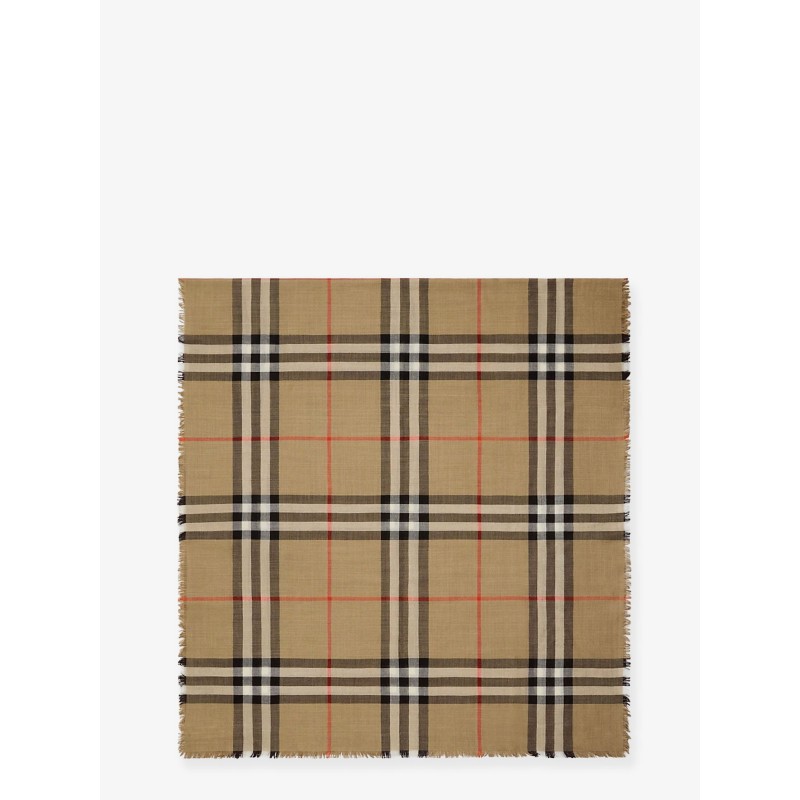 Certified wool and silk scarf