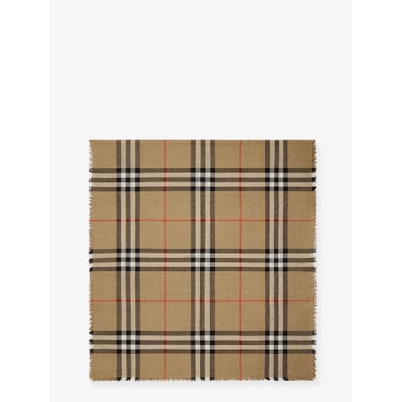 Certified wool and silk scarf