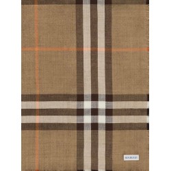 Certified wool and silk scarf