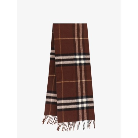 Giant Check cashmere scarf