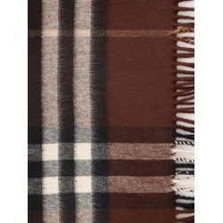 Giant Check cashmere scarf