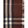 Giant Check cashmere scarf