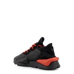 Y-3 Kaiwa leather and neoprene sneakers